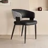Cadeira de Jantar Novo Modelo Cadeira de Jantar para Mesa de Jantar e Cadeiras de Casa Hotel Restaurante Simples Casual Cadeira de Negociação Cadeira Mestra de Couro