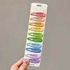 Pinzas para el pelo de niños que no dañan el pelo, lindas pinzas BB de estrella de cinco puntas para niñas, pasadores para flequillos y patillas, accesorios para el pelo de bebé