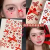 Pegatinas faciales para conciertos, pegatinas de estrellas, maquillaje de apoyo para festivales de música, maquillaje escénico infantil para el Día del Niño, decoraciones faciales, sin adhesivo