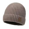 Chapéu transfronteiriço feminino de inverno tendência quente outono e inverno feminino chapéu de lã versátil chapéu de tricô com forro de fleece chapéu coreano com proteção para as orelhas