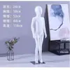 Mannequins Pintados de Corpo Inteiro para Lingerie e Roupa Íntima, Modelos Masculinos e Femininos para Adereços de Vitrine de Loja de Roupas, Mannequins com Suporte