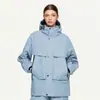 Ropa de Esquí para Hombres y Mujeres, Chaqueta de Snowboard Resistente al Viento, Impermeable, Cálida y Engrosada para Exteriores en Invierno, Ropa de Esquí de Nuevo Estilo Transfronteriza