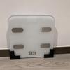 Estante de almacenamiento de pared sin perforaciones y sin soportes, báscula de peso, estante de almacenamiento montado en la pared, almacenamiento de báscula digital, estante de almacenamiento libremente ajustable