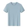 200g Solona Sports Camiseta de Malha Respirável de Secagem Rápida Roupas de Trabalho Manga Curta Logo Estampado Uniforme de Equipe Masculino para Exterior