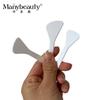Mini cuchara para mascarilla en forma de palo, cosmética blanca, extractor de crema para ojos, aplicador de crema con recubrimiento de plástico, molde de cuchara en palo