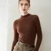 Nuevo Suéter Base de Punto Ajustado de Cachemir 100% Puro para Mujer Otoño/Invierno 2026