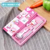 Estilo marea nacional acero inoxidable de alta calidad palillos cuchara tenedor juego palillos de boda palillos de regalo caja de regalo de palillos venta al por mayor transfronteriza vajilla