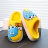 Pantuflas de Algodón con Dibujos de Dinosaurios para Niños y Niñas, Tallas Medianas y Grandes, para Otoño e Invierno, Uso en Casa, Nuevo Estilo 2025