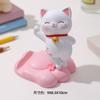 Lindo soporte para teléfono móvil de gato de la suerte, soporte creativo de escritorio de dibujos animados para tableta, soporte para persona perezosa, adornos de escritorio, regalo para pareja