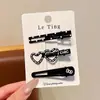Pinza de pico de pato para maquillaje de moda estilo coreano, básico y simple, alto valor estético, pinza lateral, no deja marca, nuevo modelo 2026, pinza para el cabello elegante