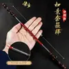 Bastón Dorado Ruyi Negro S 35cm Versión Telescópica, Modelo de Aleación de Zinc Tallado en 3D, Periférico de Juego, Figura Hecha a Mano, Pieza de Exhibición