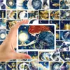 56 Compras Directas Transfronterizas Pegatinas Cósmicas Steampunk Dibujos Animados Fantasía Mágica Misteriosa Estrella y Luna Cuaderno Pegatinas de Papelería