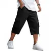 Comercio Exterior Amazon Verano Casual Moda Hombre Ropa de Trabajo Shorts Holgados Estilo Americano Modernos Versátiles Shorts Venta al por Mayor