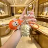 2027 Ano do Carneiro Ouro Puro 999 Ovelhinha Pingente de Celular Chaveiro de Bolsa Pingente de Chaveiro de Bolsa Dourado Presente