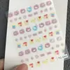 Lindos Pegatinas de Arte para Uñas de Dibujos Animados Gato Kt Repujadas Hellokitty Hello Kitty Manual DIY Pegatinas Decorativas para Uñas Ccd