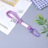 Etiqueta Tejida de Doble Capa Bloqueo de Color Cordón para Teléfono Etiqueta de Cuerda Colorida Colgante Cordón para Unidad USB Colgante Pequeño Antiperdida para Teléfono
