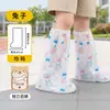 Cubrezapatos Impermeables para Niños PE Engrosado Impermeable para Exteriores Uso Diario Senderismo Resistentes al Desgaste Portátiles Estampados Cubrezapatos de Lluvia Venta al por Mayor desde Fabricante