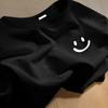 Camiseta blanca pequeña estilo Harajuku de estilo japonés para hombres y mujeres, del mismo estilo, estilo Harajuku sin género, camiseta de manga corta de seda fría de verano que combina con todo