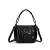 Bolsa Feminina 2025 Nova Moda Estilo Coreano Bolsa Concha para Mães de Meia-Idade, Bolsa de Mão Versátil, Bolsa de Ombro Simples, Bolsa Transversal