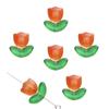 Hojas de Tulipán, Flores, Cuentas, Materiales de Cuentas Hechos a Mano para Bricolaje para Mejores Amigas Durante la Temporada de Graduación, Accesorios para Pendientes y Collares