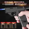 Isqueiro Moderno em Formato de Pistola com Porta-Cigarros Integrado, Recarregável, à Prova de Vento, Porta-Cigarros Criativo com Cartuchos Substituíveis, Adequado para Cigarros Grossos, Médios e Finos