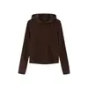 Sudadera con Capucha y Media Cremallera de Lana Air Layer, Suave y Elástica, Almacena Calor y Mantiene la Temperatura 10500