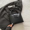 Bolso de Mano Simple de Nicho 2025 Verano Nuevo Casual Elegante Bolso de Cubo Ins Hermosa Textura Bolso Bandolera