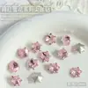 Decoraciones para Uñas K9 Copo de Nieve, Diamantes de Imitación Brillantes de Copo de Nieve de Alta Calidad, Diamantes de Imitación Irregulares de Punta Inferior, Popular Sensación de Internet, Diamantes de Imitación Blancos Champagne para Uñas