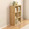Estantería de madera maciza, estante de almacenamiento para niños, librero de almacenamiento, gabinete de rejilla para el hogar de pie, gabinete de almacenamiento para jardín de infantes