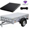Cubierta de Lona Impermeable para Remolque Amazon Transfronterizo Tela Gruesa para Sombrilla Cubierta de Compartimento Trasero Tira Reflectante Cubierta Protectora para Remolque