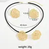 Collares Europeos y Americanos Transfronterizos, Collares Florales de Moda para Mujer Estilo Americano, Conjuntos de Joyería Versátiles y de Alta Gama para Mujer