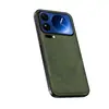 Adecuado para Funda de Teléfono Magnética con Lente de Metal para Xiaomi 18Promax Xiaomi 7Pro Textura de Cuero Anticaída 15 Funda Protectora
