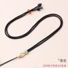 Cordón colgante hecho a mano, tejido de jade y oro, cuerda para el cuello Xiaoqing, nuevo cordón ruyi agradable para la piel, venta al por mayor