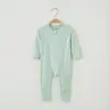 Ropa Transfronteriza de Fibra de Bambú para Recién Nacidos, Categoría a Ropa para Bebés, Ropa con Aire Acondicionado, Mamelucos para Bebés de Primavera y Otoño