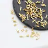 Clipes de cobre puro 2,5 mm que preservam a cor, materiais básicos de acessórios para grampo de cabelo estilo antigo DIY, franja balançante passo a passo