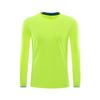 Otoño e invierno Nuevo cuello redondo manga larga camiseta de secado rápido overol logo estampado ropa para correr al aire libre maratón estampado por lotes