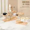 Estante para Flores Multicapa Escalera Estante de Almacenamiento Madera Maciza Escritorio Almacenamiento Cosméticos Adornos Organizador Soporte para Adornos de Caja Sorpresa