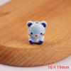 Contas de cerâmica de dragãozinho de leite fofo pintadas à mão, contas de cachorrinho dinossauro fofo, material para joias, pingente, pulseira de miçangas DIY