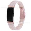 Para Fitbit inspire1 pulseira inteligente inspire2 metal resina três contas relógio cinto de aço