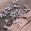 Accesorios de silicona anticaída Pendientes Tapones universales de goma transparente Tapones para los oídos de bala dorados y plateados Tapones para los oídos de metal