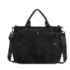 Bolso de hombro de pana estilo japonés para mujer, nuevo modelo 2026, bolso tote de gran capacidad, bolso de mano simple, bolso cruzado, bolso de hombro para el trabajo