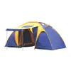 Tienda de campaña para viajes al aire libre transfronteriza para acampar en autocaravana con alfombrilla a prueba de humedad, dos dormitorios y una sala de estar, a prueba de viento y lluvia para acampar