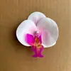 Orquídea Borboleta Cabeça Flor Pequena Flor Artificial, Casamento Casa Fotografia Festa Decoração Externa Ornamentos