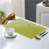 Esterilla Aislante para Vajilla, Esterilla para Comedor en Casa, Mesa de Comedor, Posavasos Occidental de Teslin de Gama Alta, Manchas Americanas, Lavable Transfronterizo