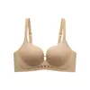 Novo Estilo Sutiã Push-Up Acolchoado Espesso de 2cm Estilo Pastel para Aumentar o Busto Pequeno para Mulheres, Sem Fio, Anti-Queda, Sem Costura