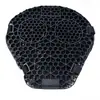 Funda de Cojín de Gel para Asiento de Motocicleta Transpirable Aislada de Verano tipo Panal 3D Cubierta de Asiento de Coche Eléctrico Protección Solar Impermeable para Todas las Estaciones