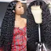 Peluca de Venta Caliente Transfronteriza Moda Femenina Maíz Negro Caliente Peluca Gorro de Cabeza Cabello Largo Rizado Esponjoso con Parte Superior Completa Deslizable
