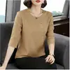Camiseta Retrô Casual de Algodão e Linho com Gola Redonda, Caimento Solto, Tamanho Plus Size, para Mulheres Plus Size, Atacado Transfronteiriço