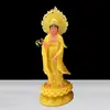 Estatuas de mármol blanco de los Tres Santos Occidentales: Estatuas de pie de Buda Amitabha, Guanyin y Bodhisattva Mahasthamaprapta para adoración y decoración del hogar