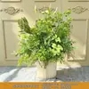 Arreglo de flores artificiales tipo cola de perro estilo bosque para decoración de fondo de boda, accesorios florales para fotografía, follaje artificial y paisajismo con flores artificiales